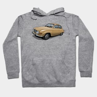 1971 Saab 96 saloon in ambra beige Hoodie